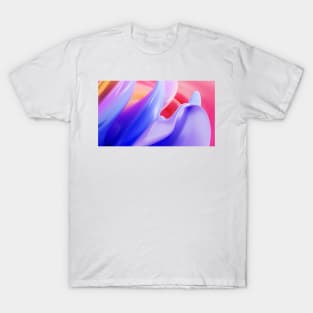 splashing color wave T-Shirt